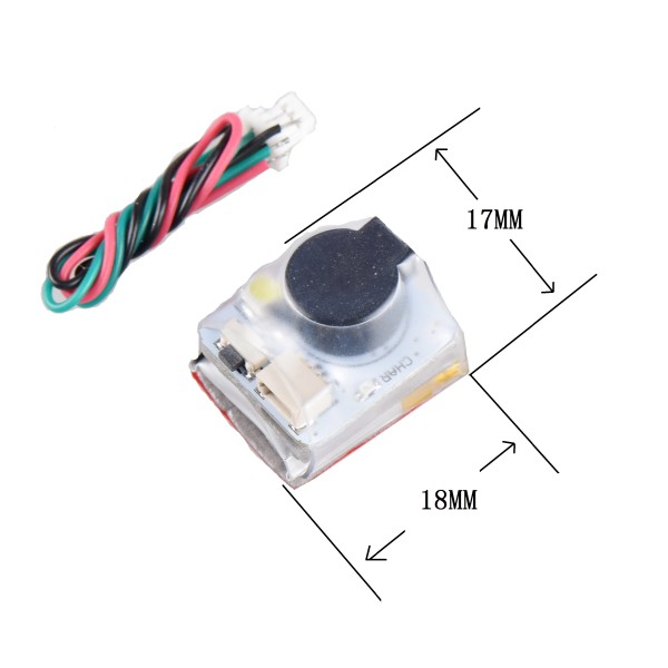 Hot Sales JHEMCU Mini JHE42B-s Finder 5V Super Loud Buzzer Tracker 100dB With LED Buzzer Alarm for FPV Racing Flight Controller